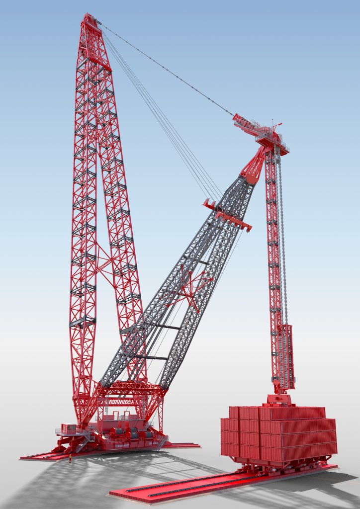 Mammoet Begins Assembly Of Worlds Biggest Land Based Crane