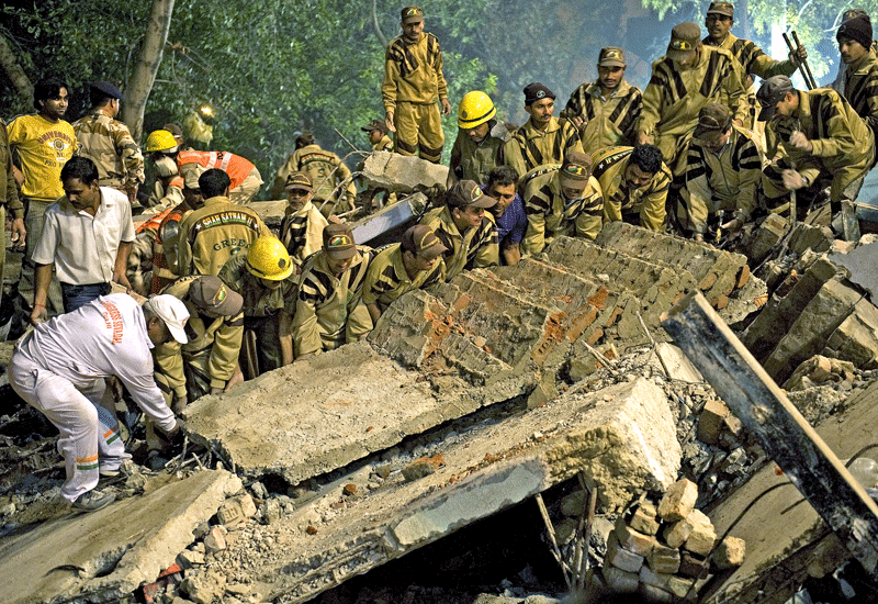 In Pictures: Delhi building collapse - Construction Week Online