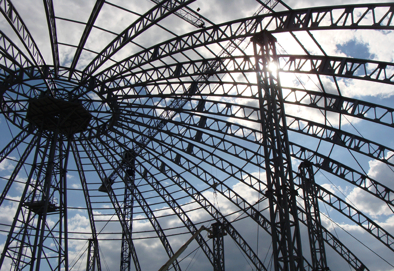 Pictures: Large dome caps Ukranian waterpark - Construction Week Online