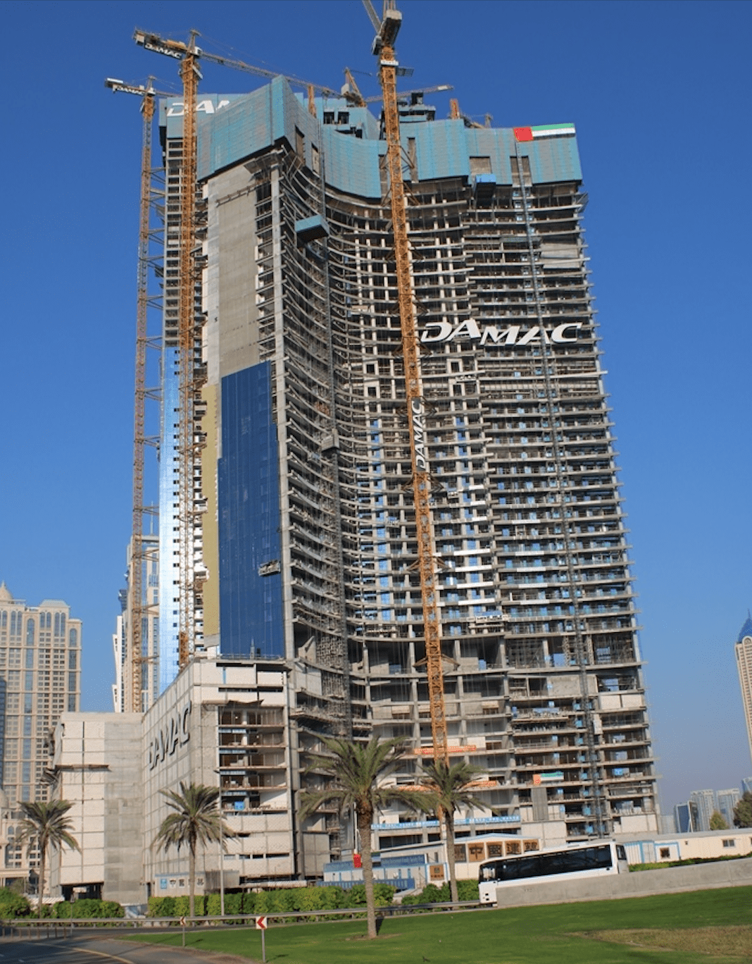 EXCLUSIVE: The Construction Behind DAMAC's Aykon City Tower B ...