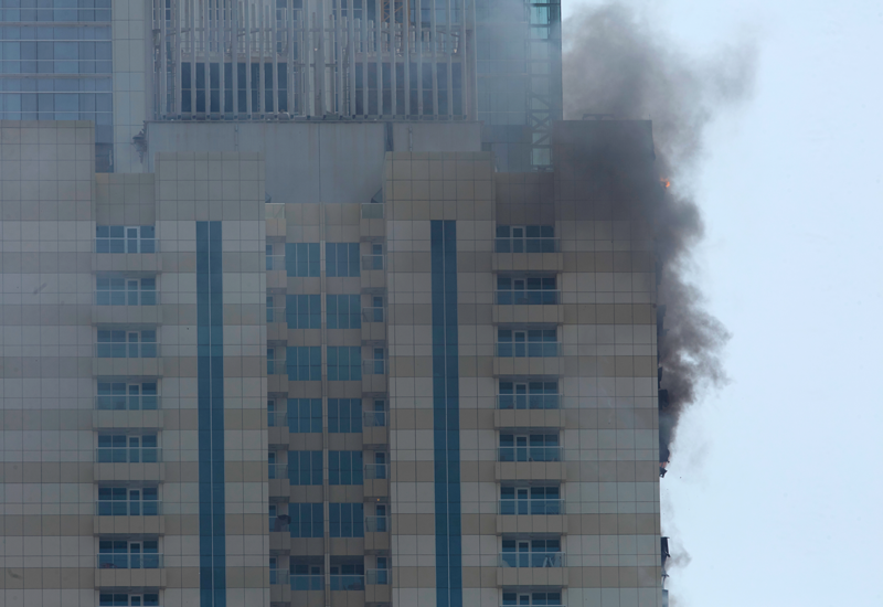 Pictures: Fire in Sulafa Tower at Dubai Marina - Construction Week Online