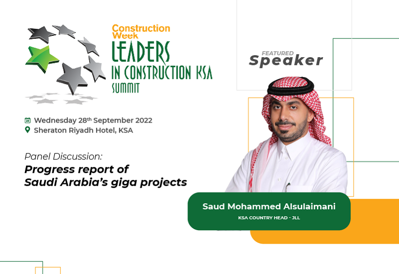 Leaders KSA 2022: JLL’s Saud Mohammed Alsulaimani joins as speaker