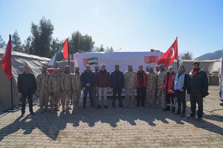 UAE opens largest field hospital to help Turkiye earthquake victims ...