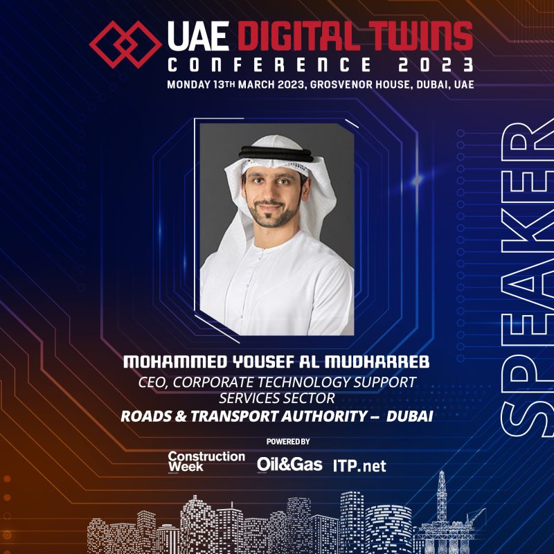 RTA's Mohammed Yousef Al Mudharreb to discuss digital twins and the ...