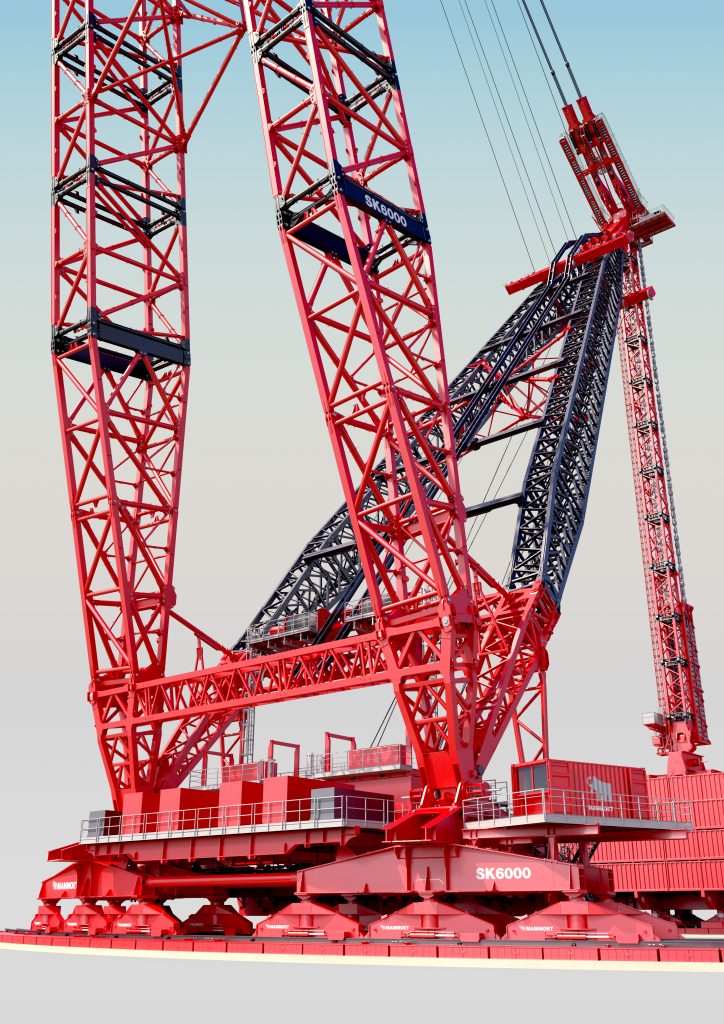 Mammoet begins assembly of world’s biggest land-based crane ...