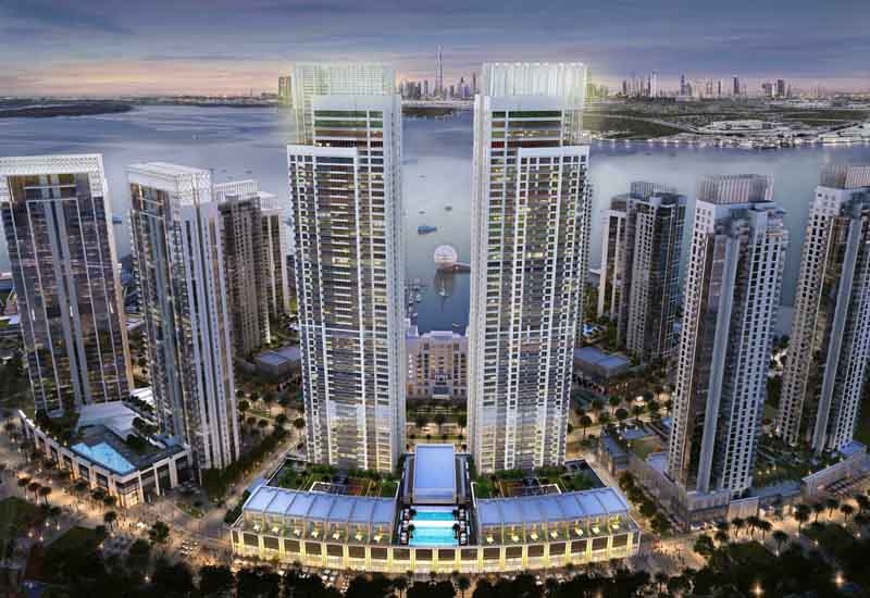 Two Tower Dubai Creek Harbour Project Reaches 20 Completion Projects And Tenders Construction Week Online