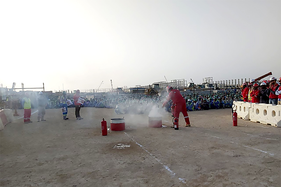 Oman's Douglas Ohi Delivers Hand, Fire Safety Training In Duqm, Sohar 